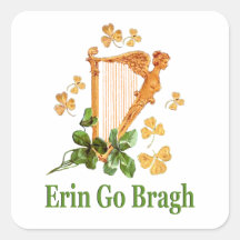 Erin Go Bragh - Ireland Forever Square Sticker