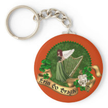 Erin Go Bragh Irish Keychains