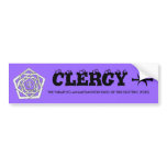 Erisian Clergy Bumper Stickers