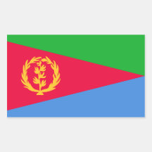 Eritrea/Eritrean Flag Stickers