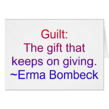 Erma Bombeck Guilt Quote Cards