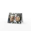 Ernie the Sock Monkey and Friends Note Card