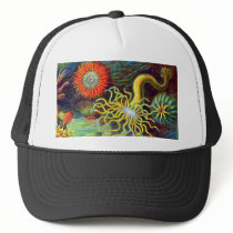 Ernst Haeckel's Sea Anemones Trucker Hats