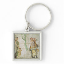 Eros being punished in the presence of Aphrodite Keychains