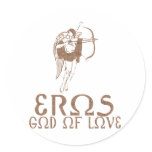 Eros Round Sticker