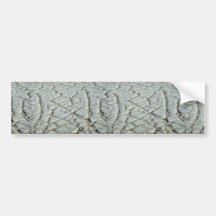 Erosion pattern bumper stickers