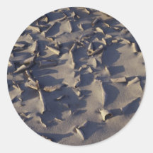 Erosion pattern round sticker