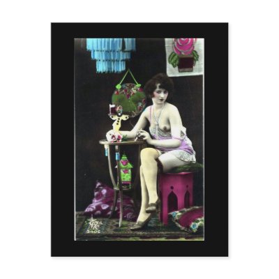 Erotic French Postcard by gregoryolney