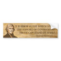 Error Needs Government Bumper Sticker bumper stickers