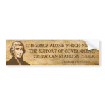 Error Needs Government Bumper Sticker bumper stickers
