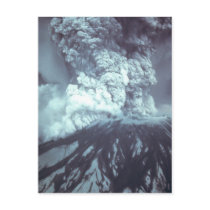 Eruption of Mount Saint Helens Stratovolcano 1980 Post Card