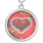 Erzulie Dantor Veve Pendant necklaces