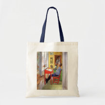 Esbjorn Doing His Homework by Carl Larsson Bags