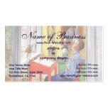 Esbjorn Doing His Homework by Carl Larsson Business Card Templates