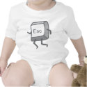 Esc Button t-shirts