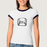 Esc Escape button t-shirts