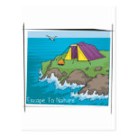 Escape to nature post card