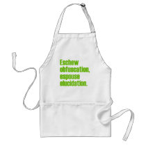Eschew Obfuscation Aprons