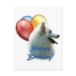 Eskie Happy Birthday Balloon postcards