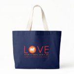 Eskie LOVE Jumbo Tote Dark2 bags