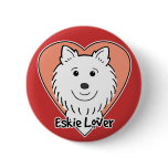 Eskie Lover buttons