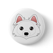 Eskimo Dog Button