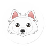 Eskimo Dog Stickers