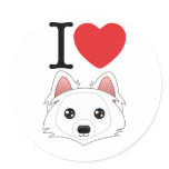 Eskimo Dog Stickers