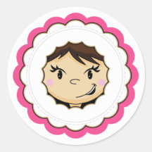 Eskimo Face Sticker