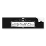 Eskimo Films/Disques de Lapin Dual Logo sticker bumper stickers