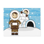 Eskimo & Igloo Postcard