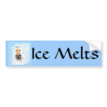 Eskimo in Ice Quantum Cutie Ice Melts bumper stickers