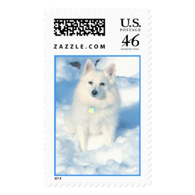 Eskimo in snow postage stamps by cmaupin3