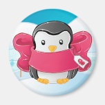 Eskimo Penguin Magnet