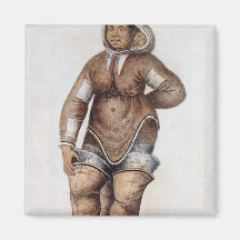 Eskimo  Woman and Baby Magnet