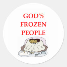 eskimos round sticker