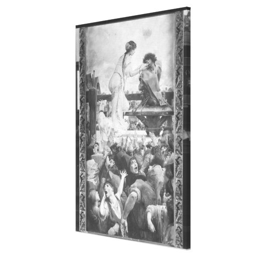Esmeralda and Quasimodo, 1905 Stretched Canvas Print