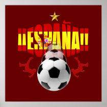 España 2010 One Star Campeones Del Mundo Print