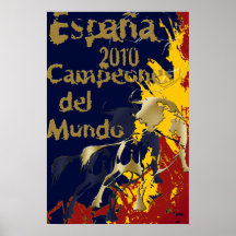 Espana Campeones Del Mundo Poster Print