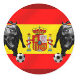 España La Furia Roja futbol Toro Flag of Spain stickers