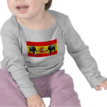 España La Furia Roja futbol Toro Flag of Spain Shirts