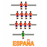 Espana Spain Retro 74 Table Football Foosball t-shirts