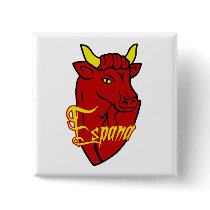 Espana Toro Spanish Bull for Spain lovers Pin