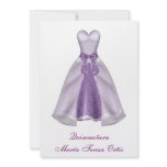 Español Púrpura Invitación Quinceañera 15 Años invitations