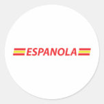 espanola icon round sticker