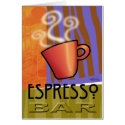 Espresso Bar Card