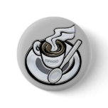 Espresso. Cup of Coffee - Button