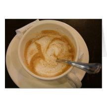espresso greeting cards