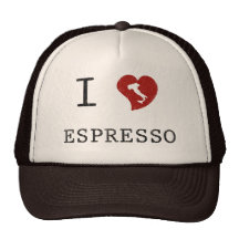 Espresso lovers I Love Espresso Trucker Hat