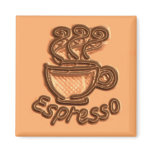 Espresso Tile Magnet